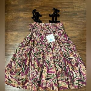 NWT Meet Me in Santorini Autumn Leaves Dress Size S